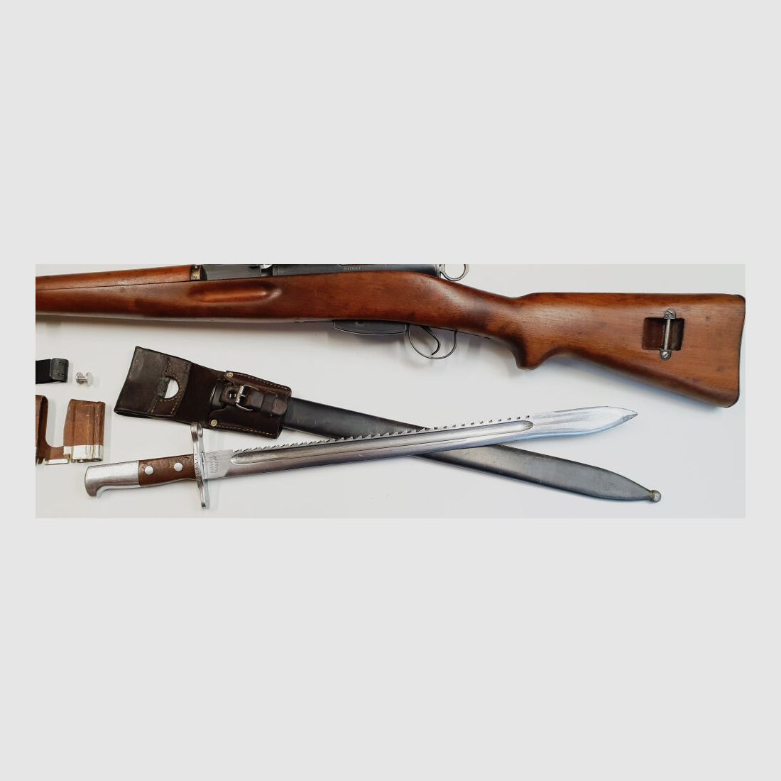 Waffenfabrik Bern K31 Kaliber 7,5x55swiss komplett nummerngleich + Hämmerli