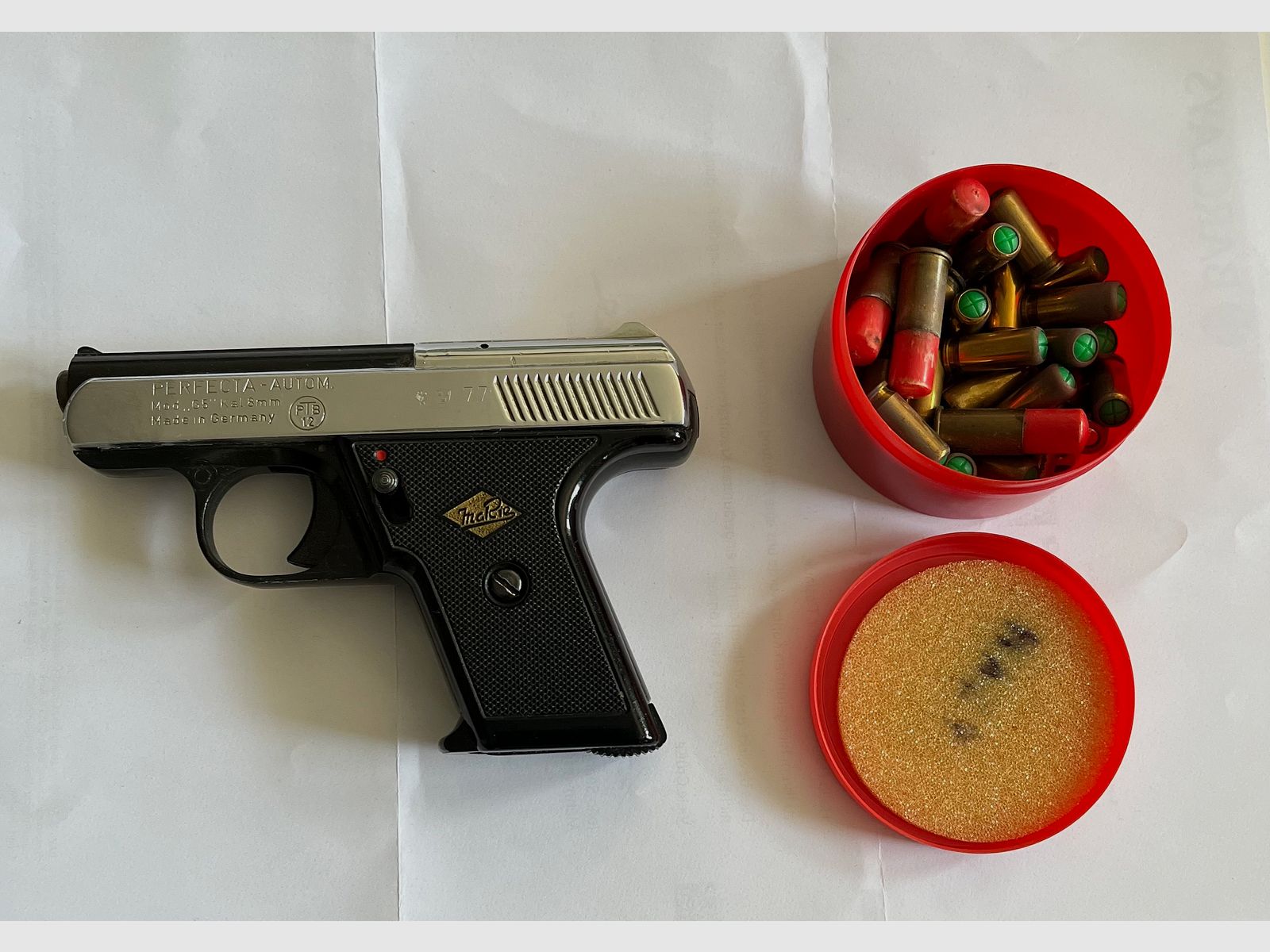 PERFECTA - AUTOM. Mod.G5 Kaliber 8mm PTB 12  N77