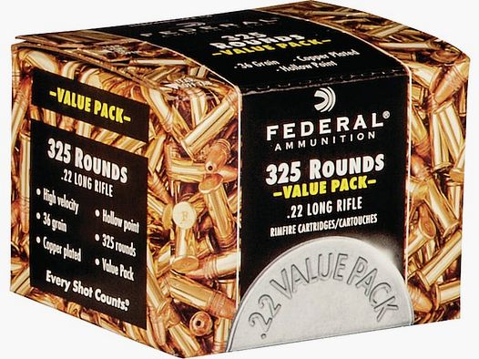 Federal Champion .22 LR 36GR CPHP 325 Patronen