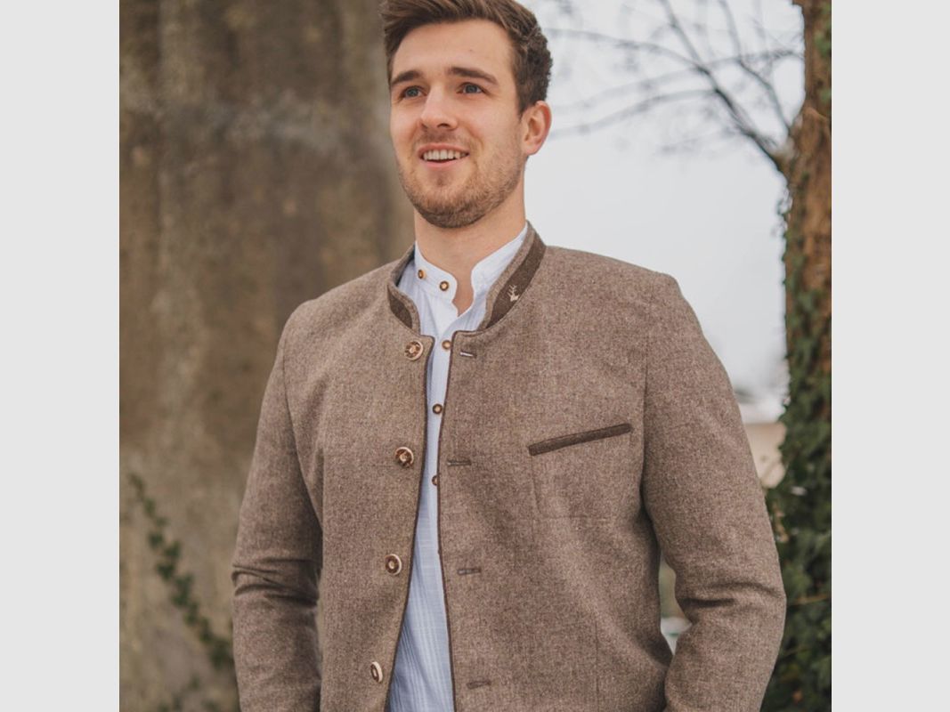 Men’s jacket ORBIS TEXTIL GIPFELSTURMER BAVARIAN JACKET medium beige, image 3 of 3