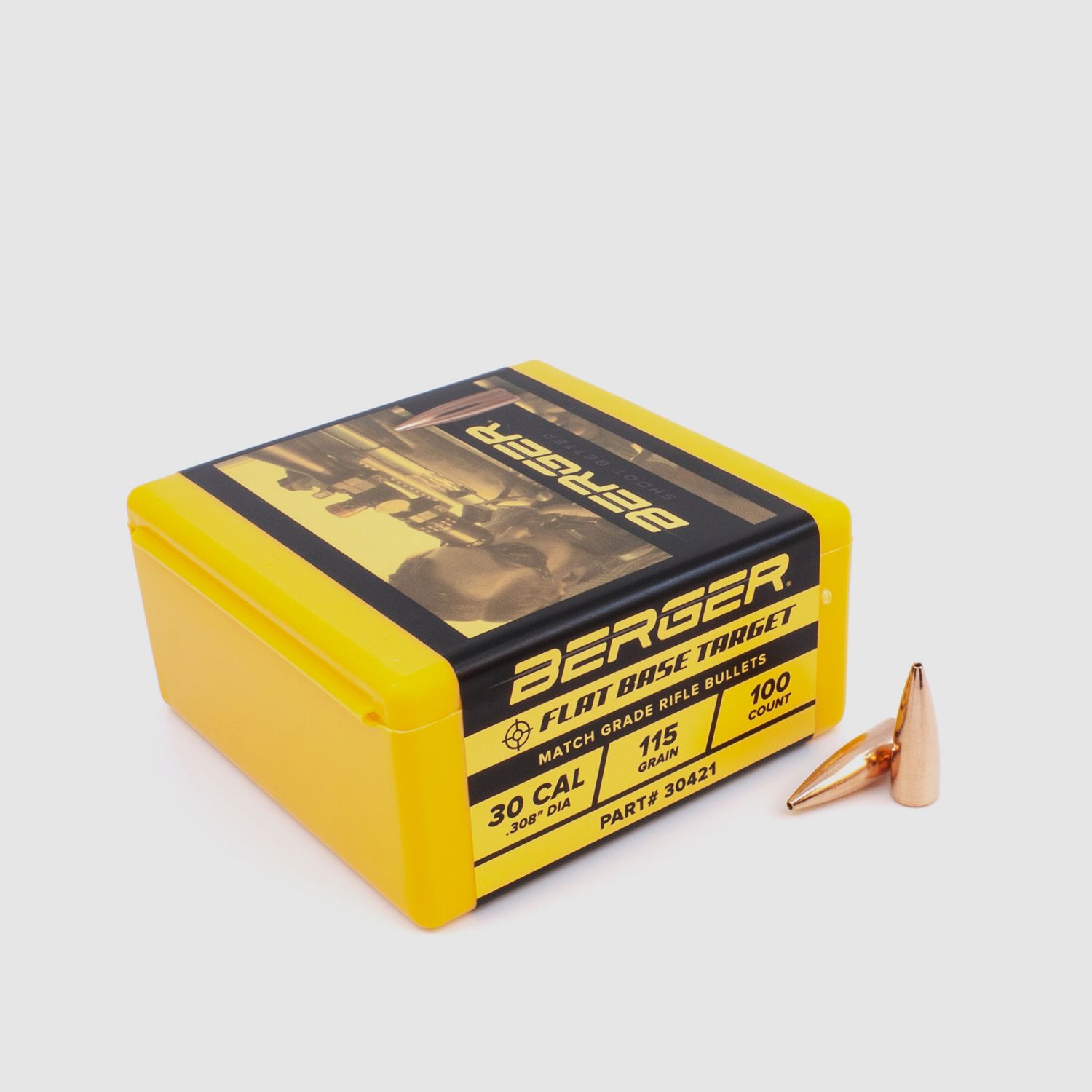 Berger Bullet .30 FB Target 115GR 100 pieces