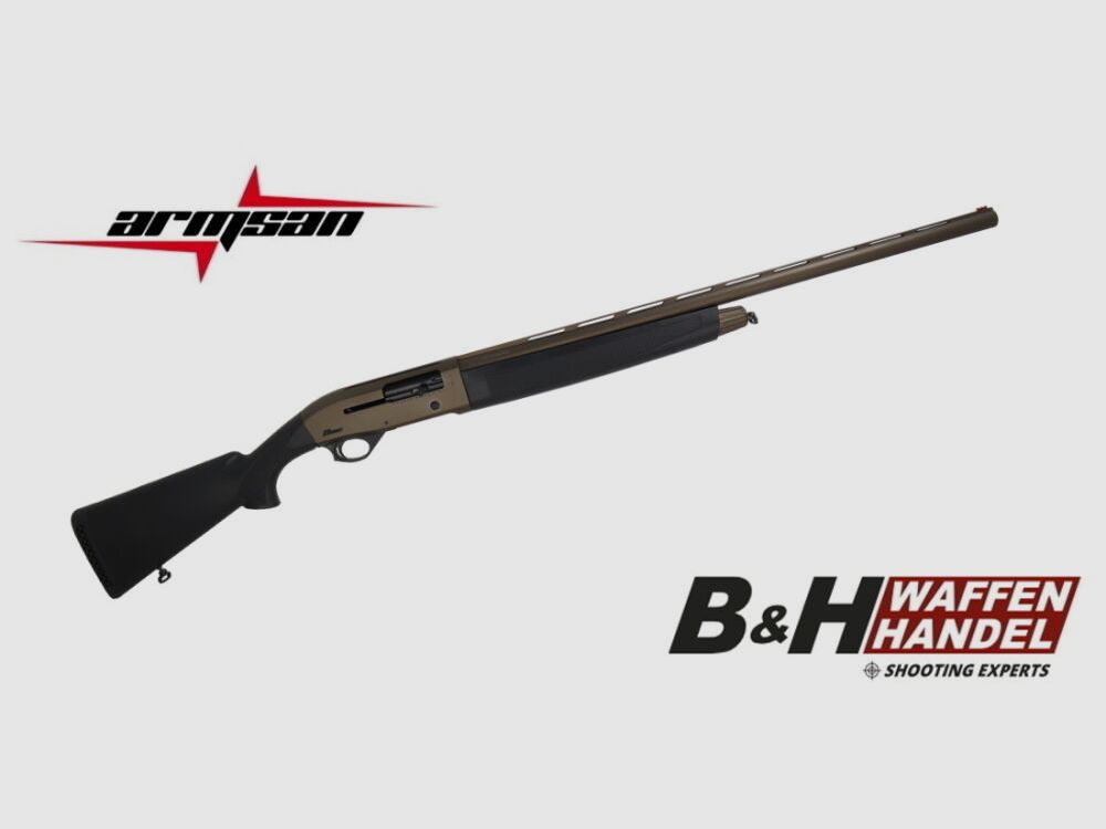 Strzelba półautomatyczna Armsan A620S Brązowa Sythetik Softtouch czarna