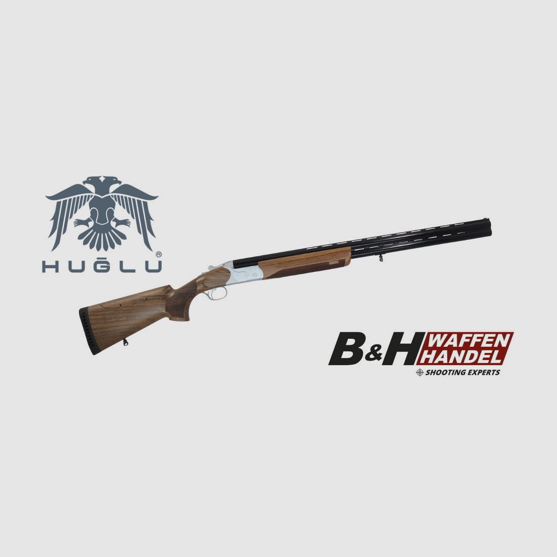 Huglu Huglu Bockdoppelflinte Victor Silber 76cm