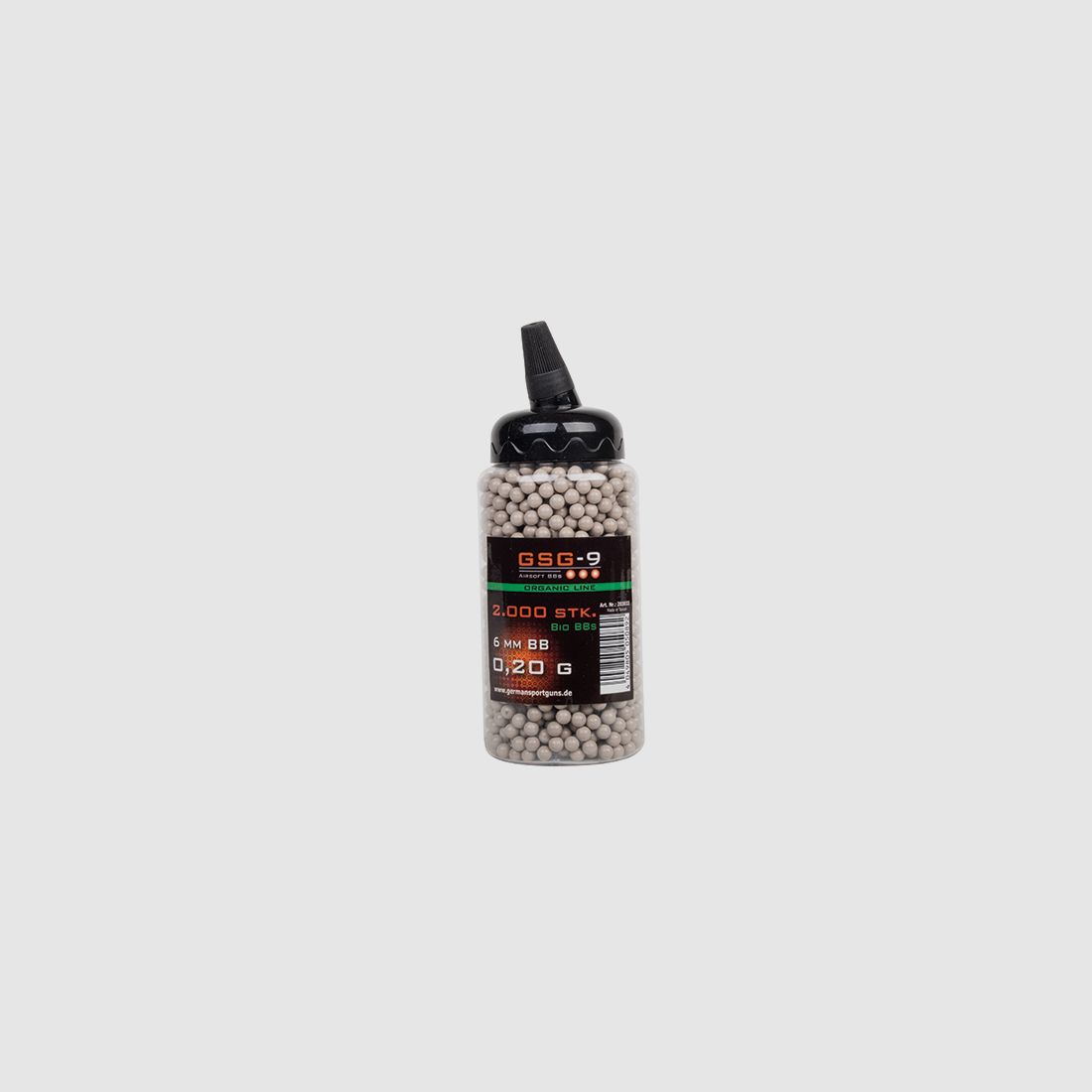 GSG-9 Organic Line 6mm BIO BBs White 0.20 g 2,000 pieces