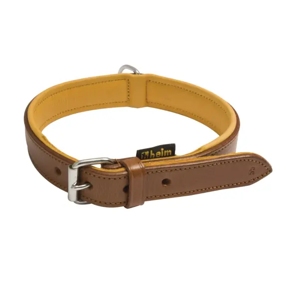 Collier Pour Chien En Cuir Doublé 45 Cm