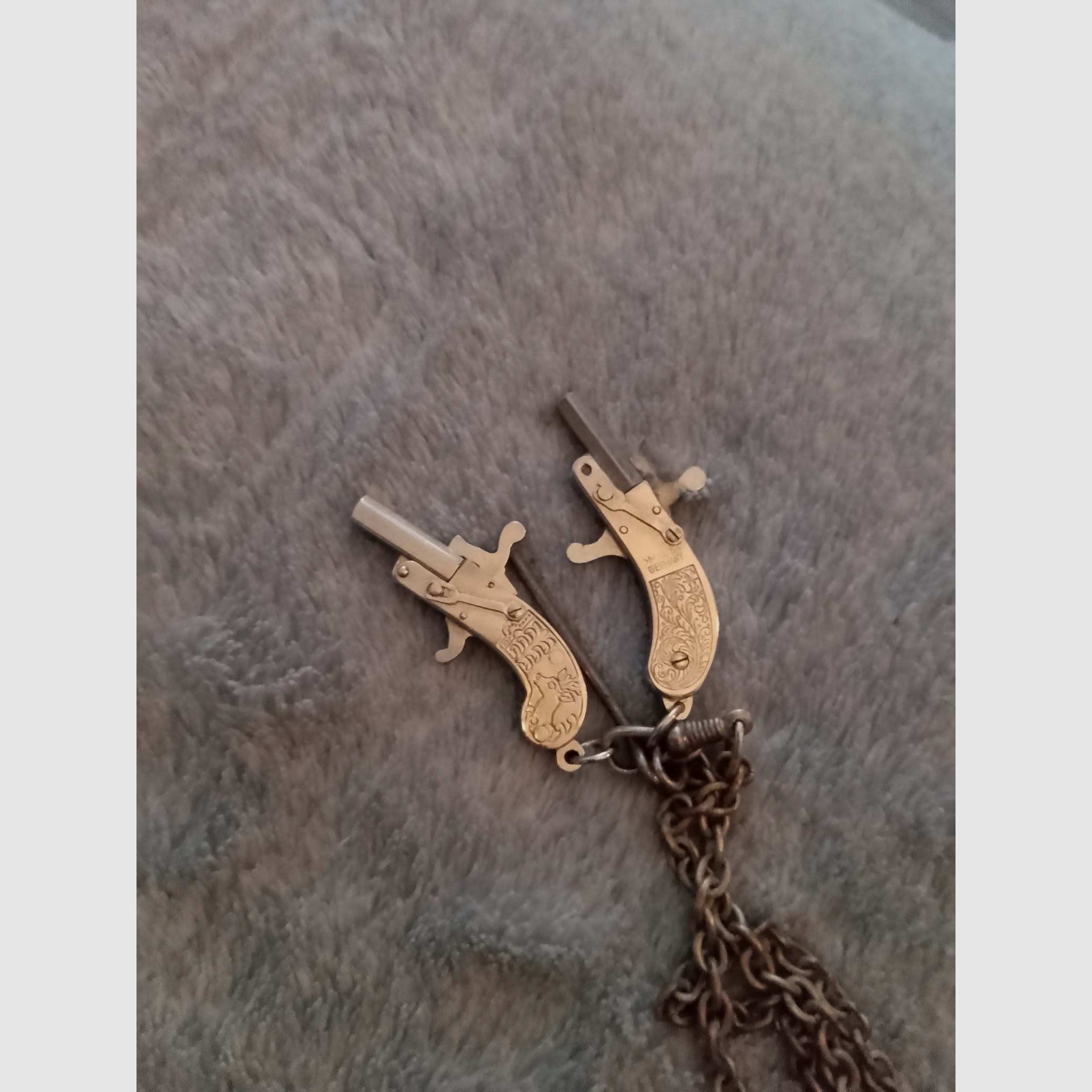 German Maus Pistole Breloque 2mm