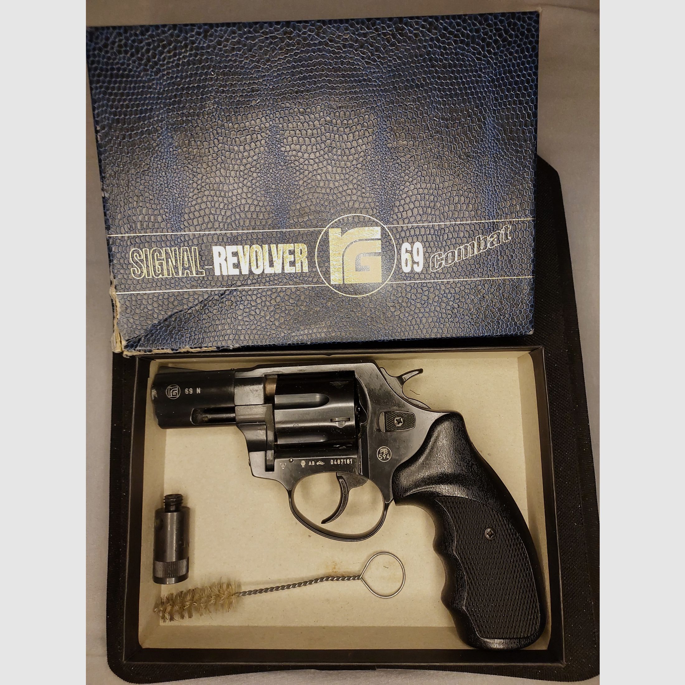 Röhm RG69 Schreckschuss Revolver brüniert (PTB 341) Rg 69 Stahltrommel OVP