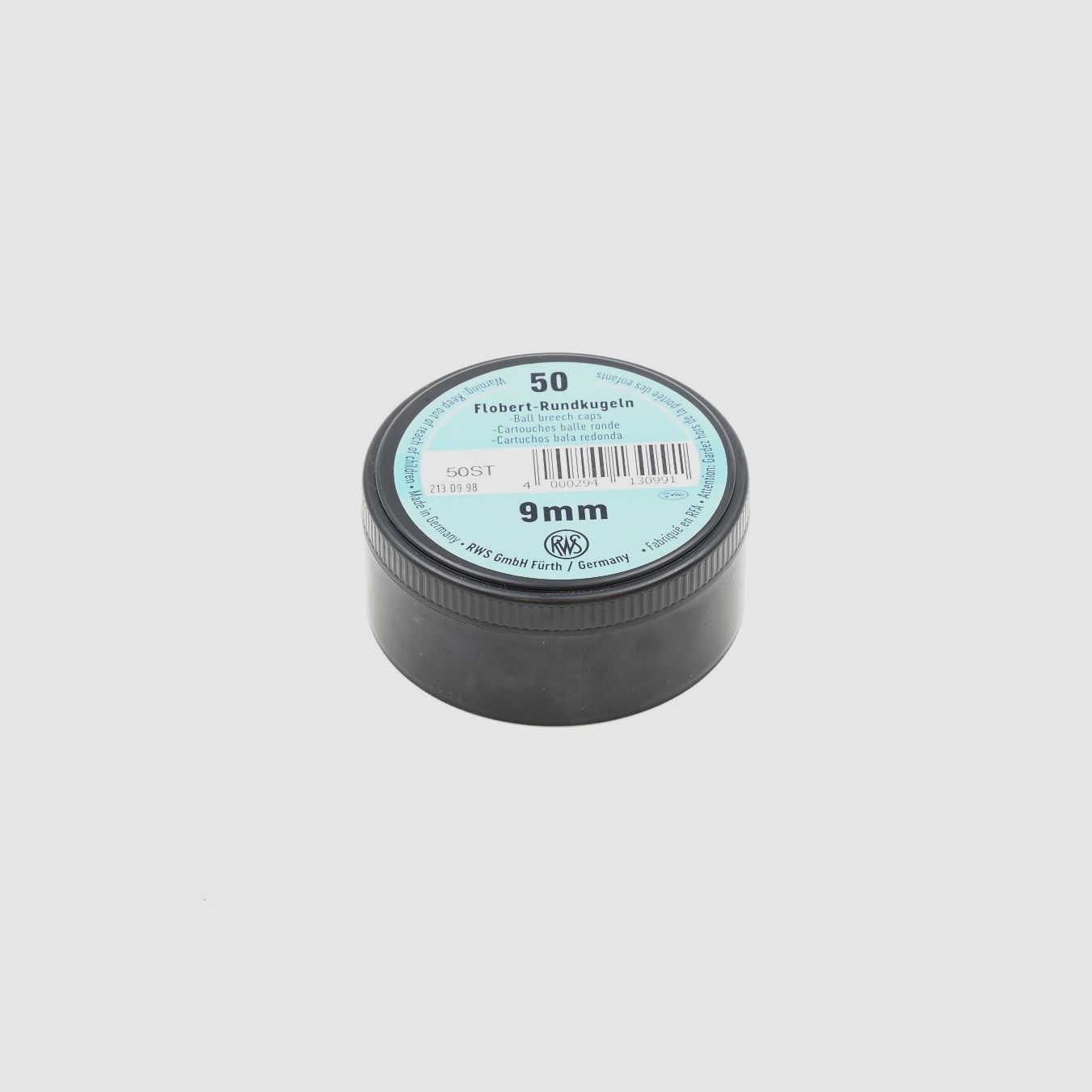 Munition RWS 9mm Flobert RD, 9mm Flobert Ball, 50 Stk.