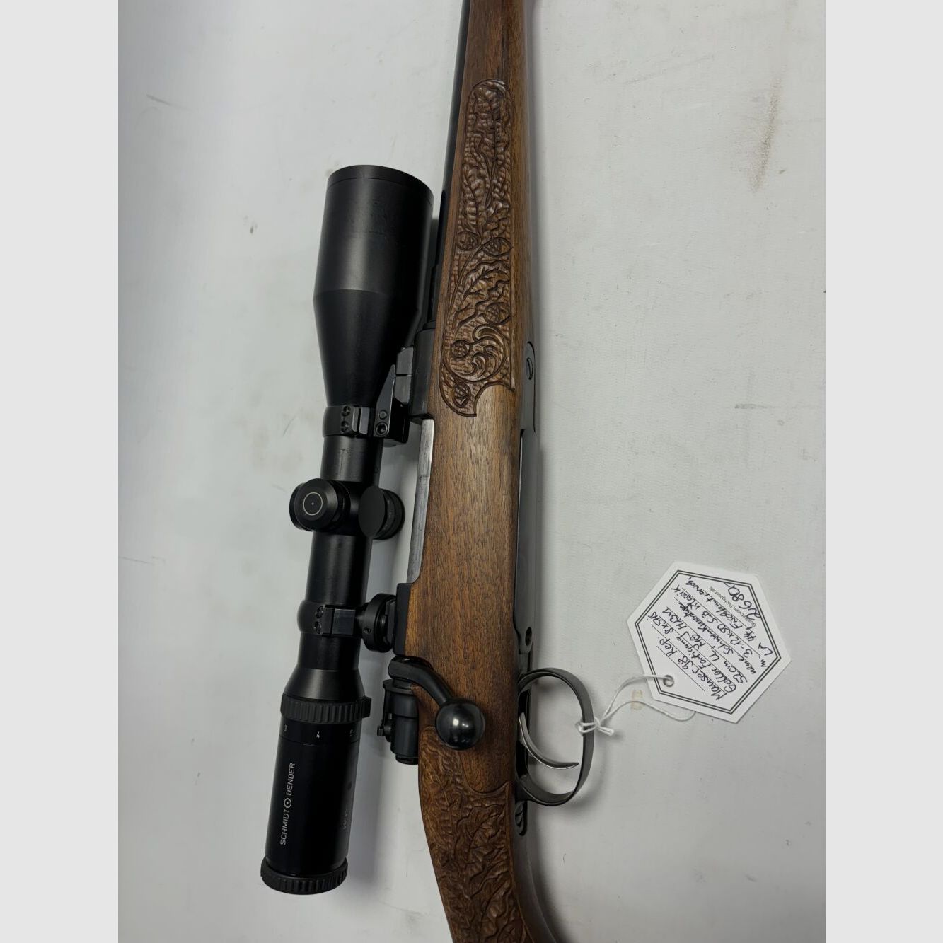 Mauser 98 Geller Fertigung,SM mit 3-12x50 S&B Klassik L44,Fischhautverschneidung