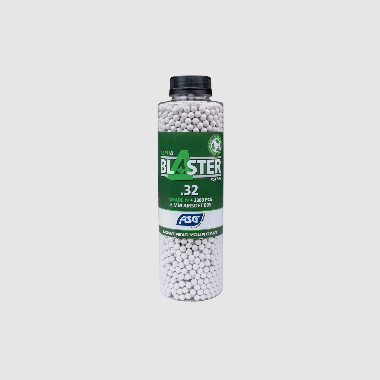 Alpha Blaster PLA 6mm BBs Weiß 0,32 g 3.300 Stück