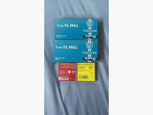 Munitions 9 mm PAK