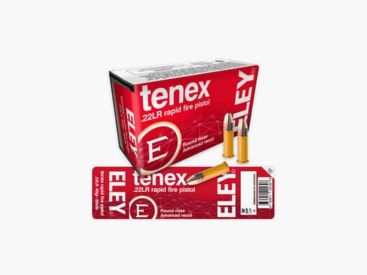 Eley Tenex Pistol Ammunition .22LR 40Grs