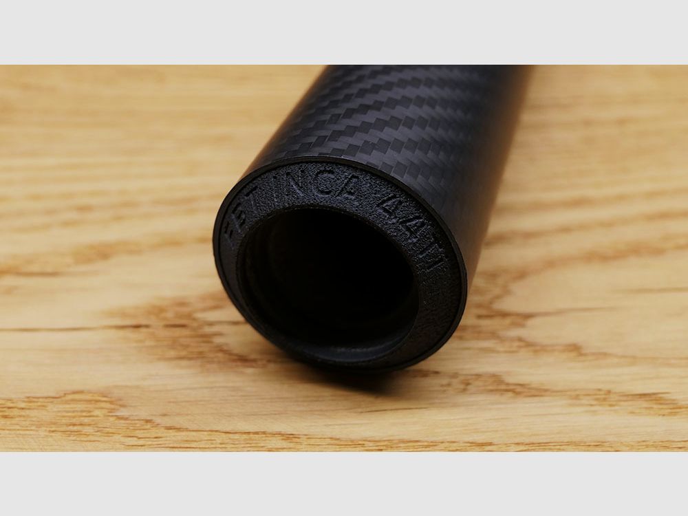 Blaser R8 with FBT carbon stock / .308 Win. / 47cm barrel length / M15x1 / FBT INCA 44Ti silencer / TOP