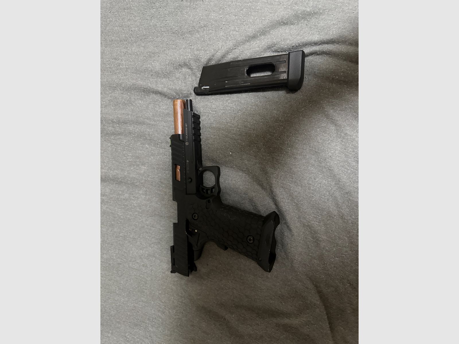 ASG / STI International Combat Master 2011 JW3 Airsoftpistole Vollmetall CO2BB 6mm BB schwarz
