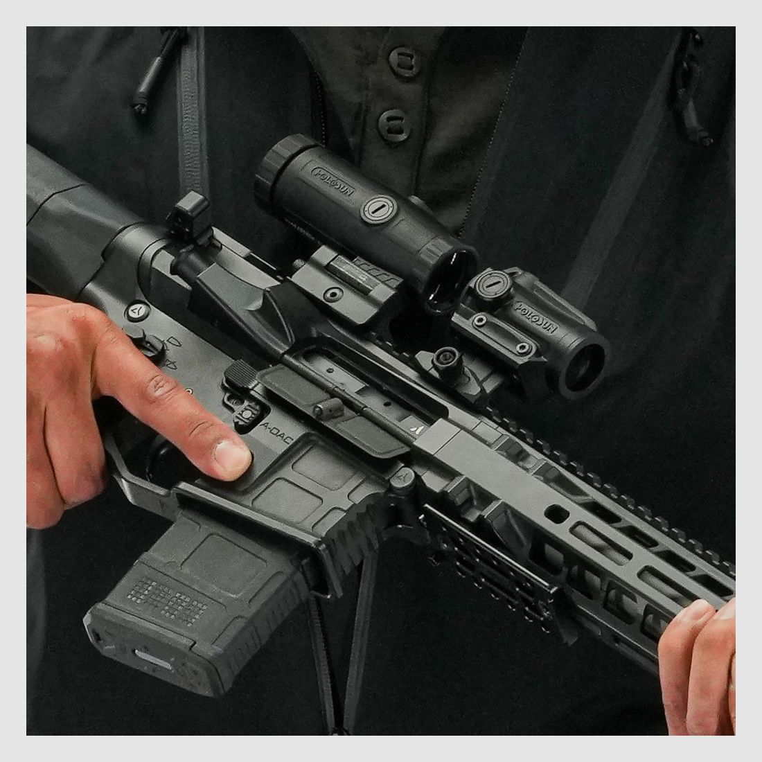 Holosun Set, Reflexvisier, Modell ARO-EVO-SPR-RD mit rotem Wechselabsehen: 2MOA Dot & 65MOA Circledot oder SPR-2MOA Dot & SPR-65MOA Circledot und Magnifier HM3X, Bild 10 von 10