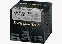 Sellier & Bellot 6,5x55 FMJ 140grs / 9,1g
