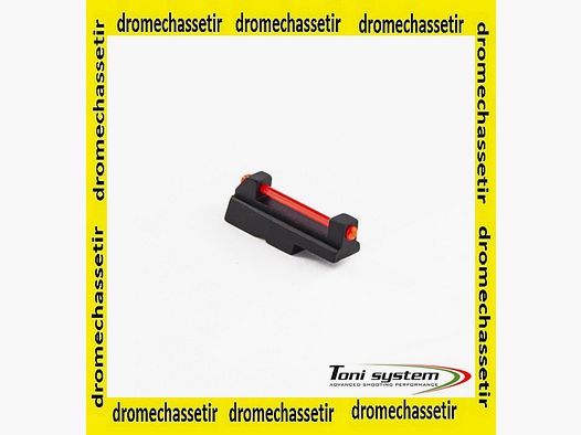 Korn CZ Shadow aus rotem fluoreszierendem Fiberglas 1mm