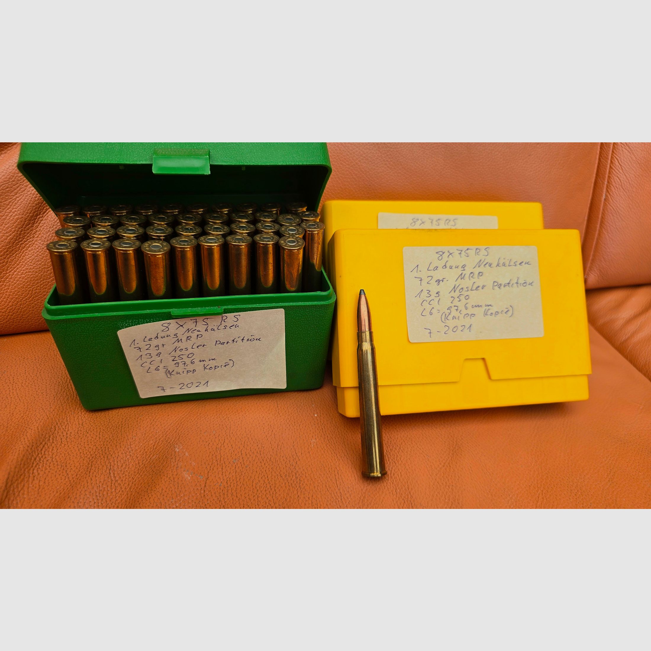 Munition Kaliber 8x75 RS 13 g Nosler