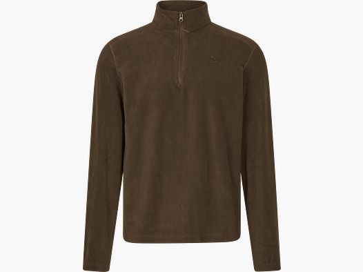 Seeland Benjamin Maglione in Fleece con Mezzo Zip Uomo Marrone Scuro XL