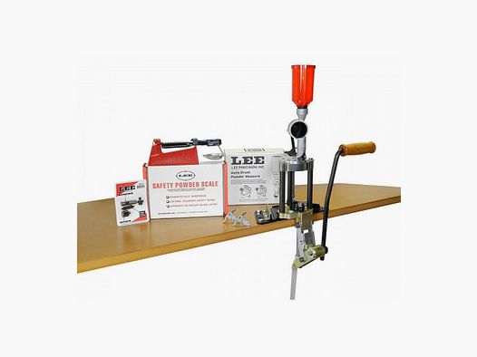 Kit di pressa per ricarica Lee con torretta a 4 fori