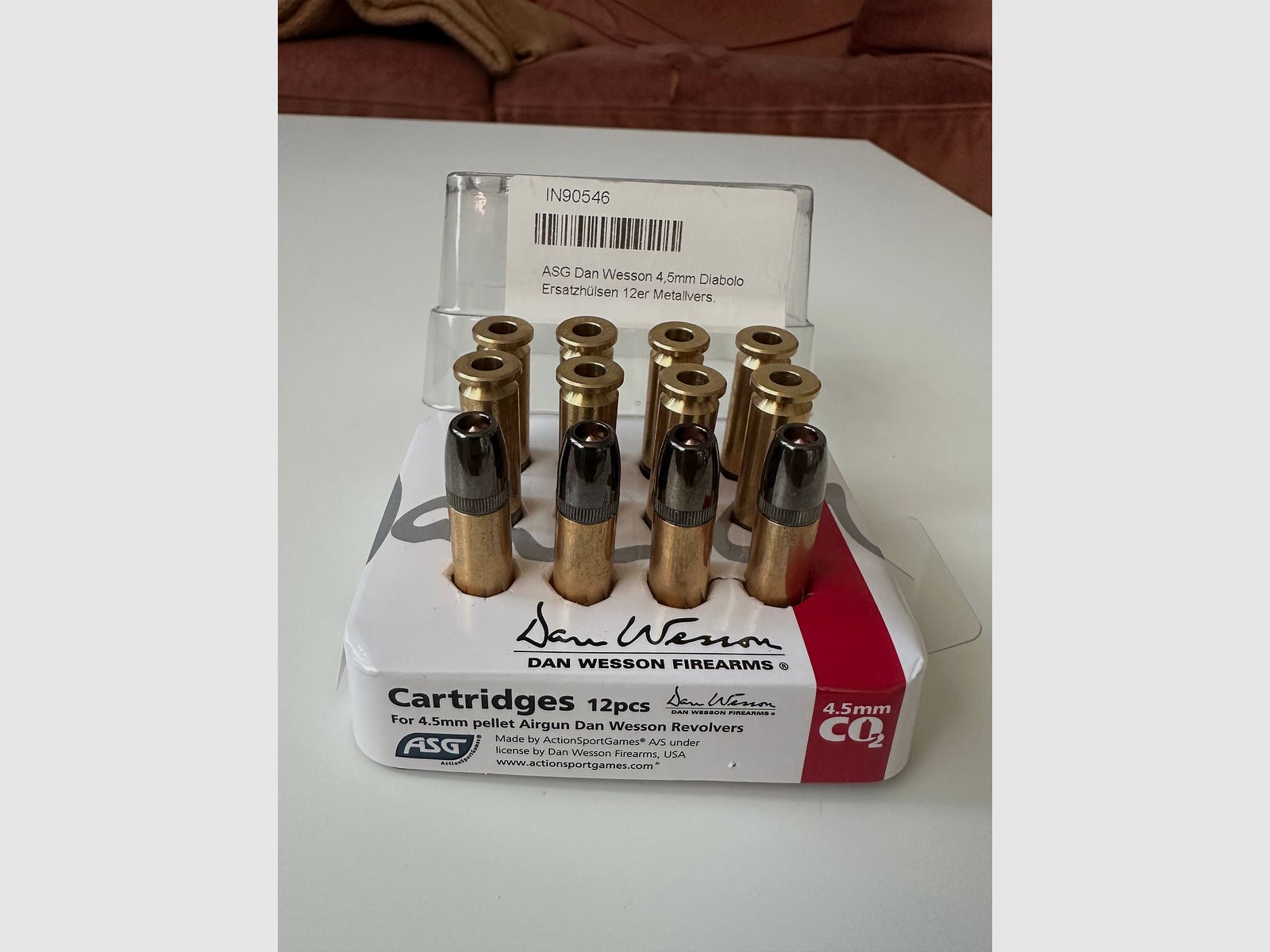 Dan Wesson 715 Ladehülsen 4,5mm Diabolo, Ladehülsen Dan Wesson 715 4,5mm Diabolo, Dan Wesson Ladehülsen 4,5mm Diabolo