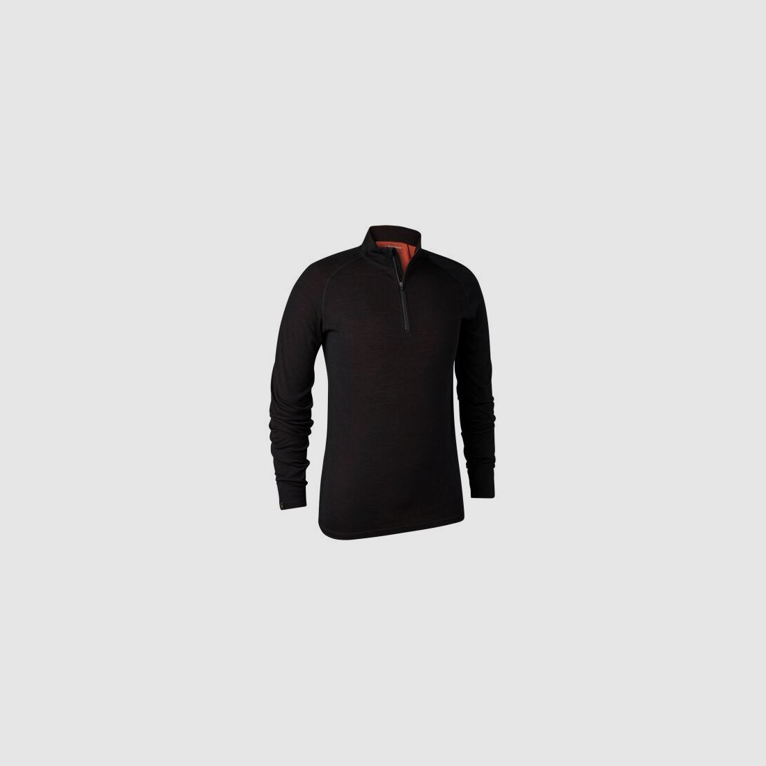 Deerhunter Damen Merino-Unterhemd mit ?-Rei?verschluss Lady Quinn Black Oak 38