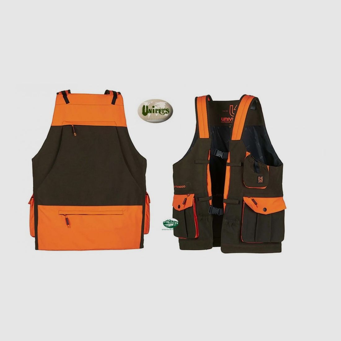 UNIVERS Trisacca Jagd Mikrofaser grün/orange 93081