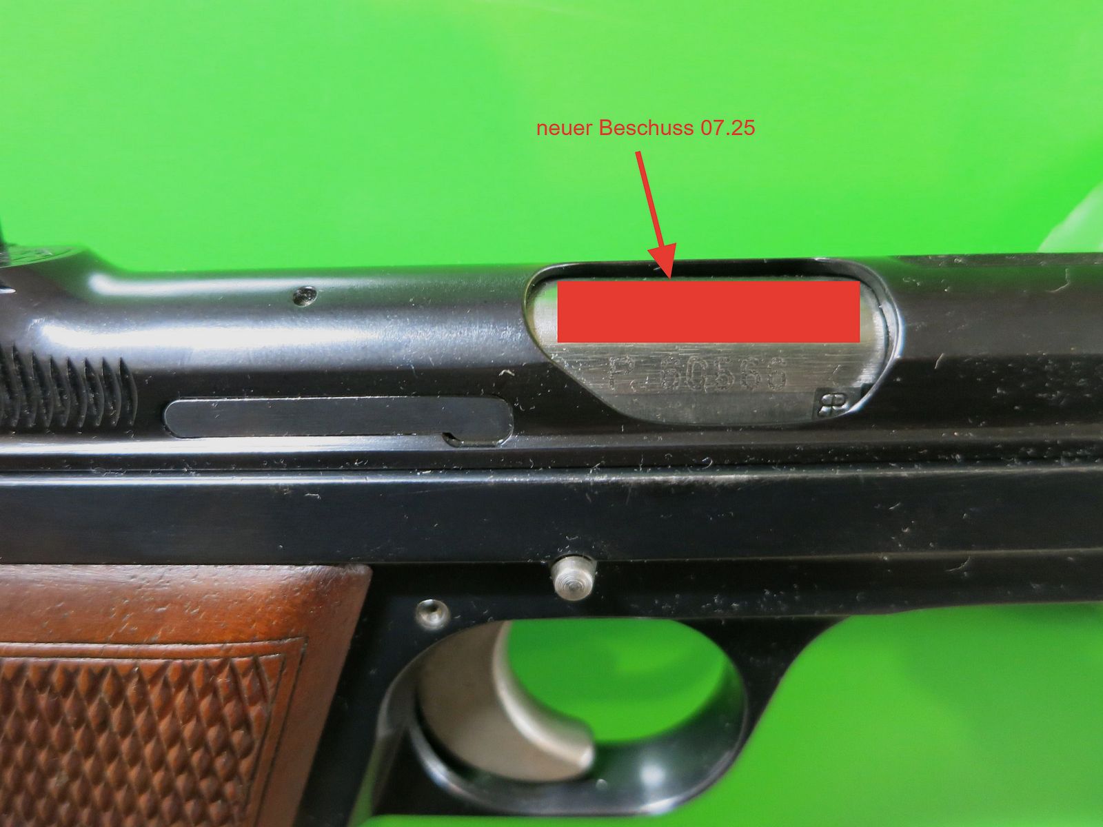 Halbautomatische Pistole SIG P210, Pistole 49 Kal. 9mm Luger      #44-