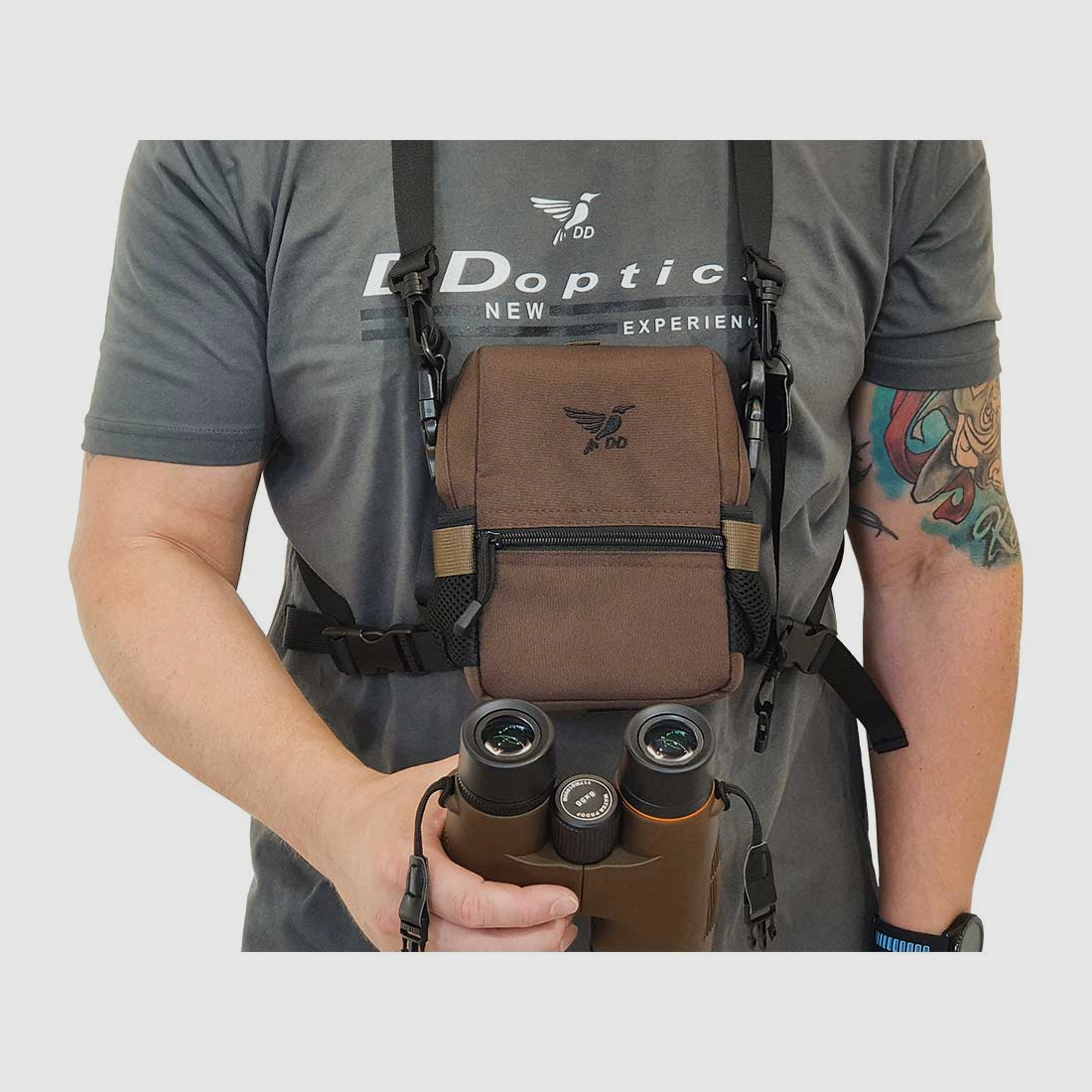 DDoptics | Fernglastasche Harness | Braun