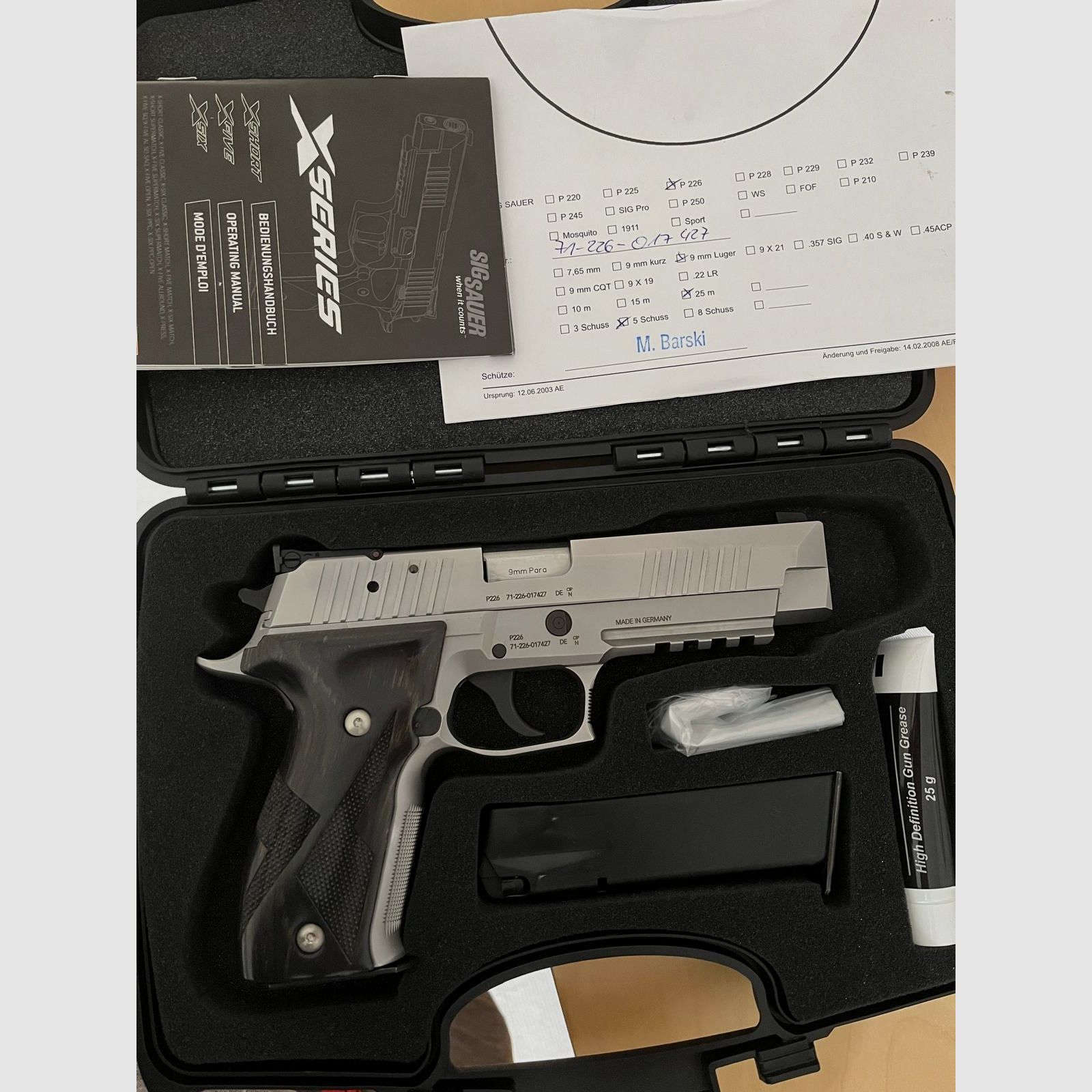 SIG Sauer P226 X-Five – Made in Germany – 9 mm Luger – Top Zustand