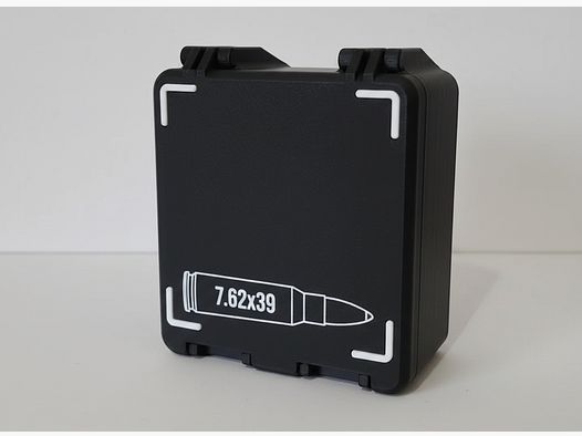 Filamelt ammunition box / 7.62x39 / 'folding / latch cover' / cartridge box, ammo box