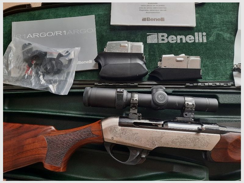 SLB Benelli Argo de Luxe 30.06 im Koffer inkl. EAW; kein: Sauer 303, 1-6x24 Noblex, Zeiss, Meopta