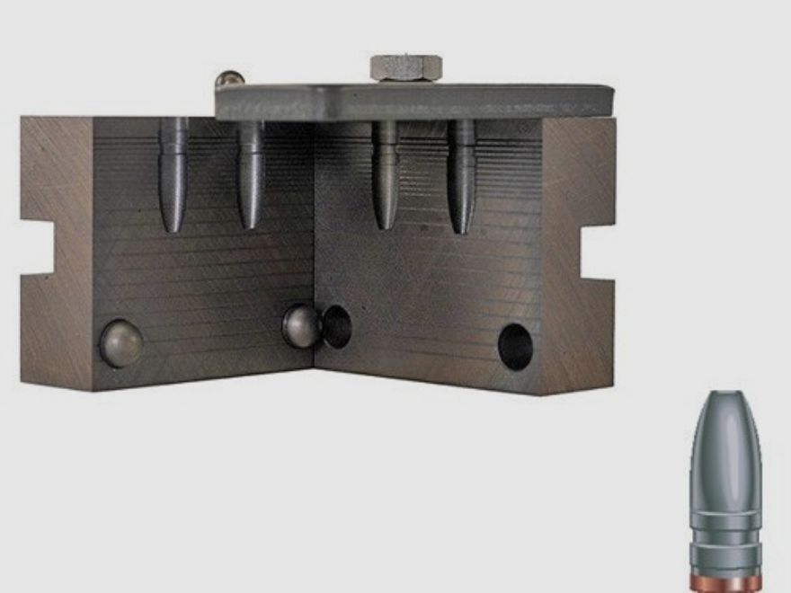 RCBS dubbele gietmal .225 / 5,59 mm 55 gr / 3,6 g 22-055-SP halfpuntige kogels gascheck .225