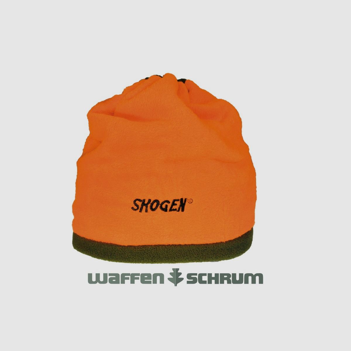 Skogen Wende-Neckwarmer Grün-orange