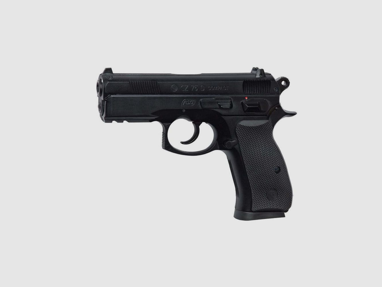 Replica Airsoft Pistola CZ 75D Compact ASG - Gas Blowback - Realismo e Precisione - Per Giochi Airsoft Intensi, immagine 3 di 3