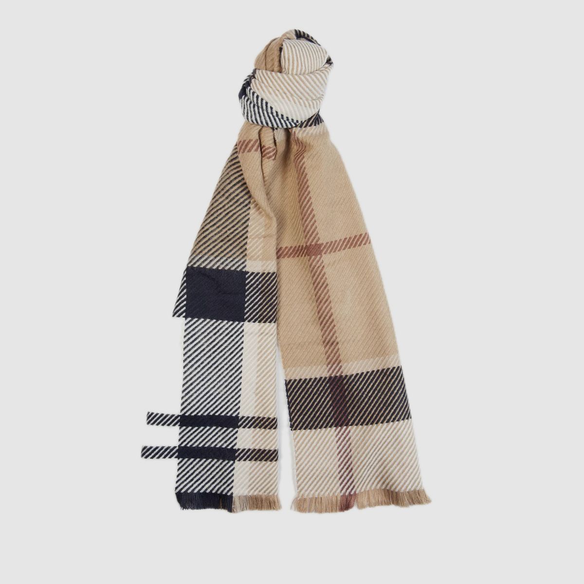 BARBOUR Blair Tartan Scarf Rosewood