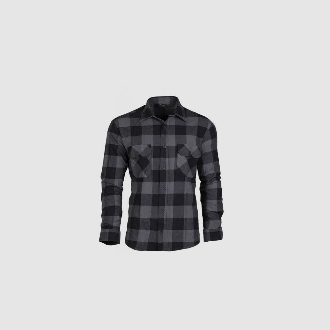 HOLZFÄLLERHEMD LEICHT - GRAU/SCHWARZ