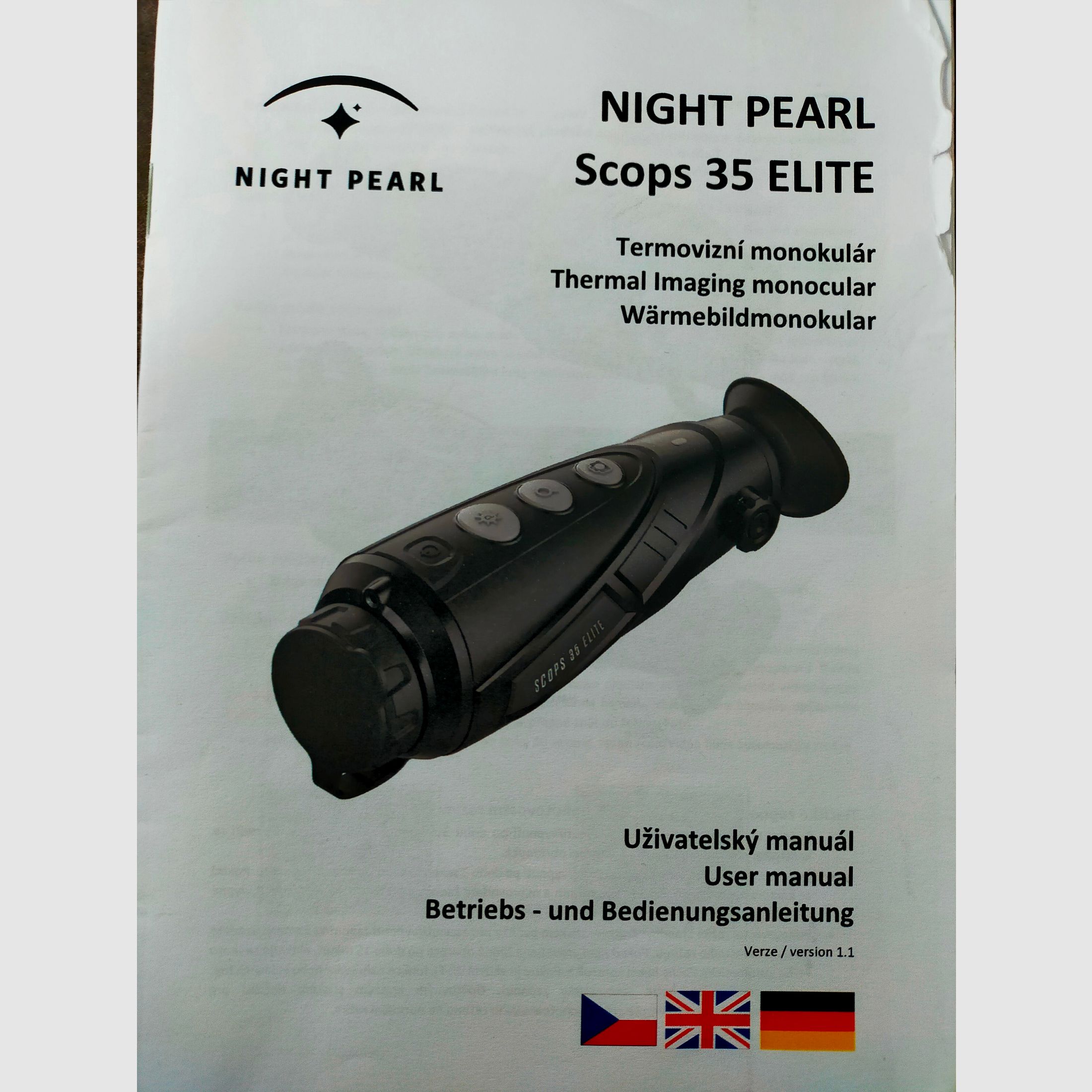 Thermal imaging camera Scops 35 Elite Night Pearl