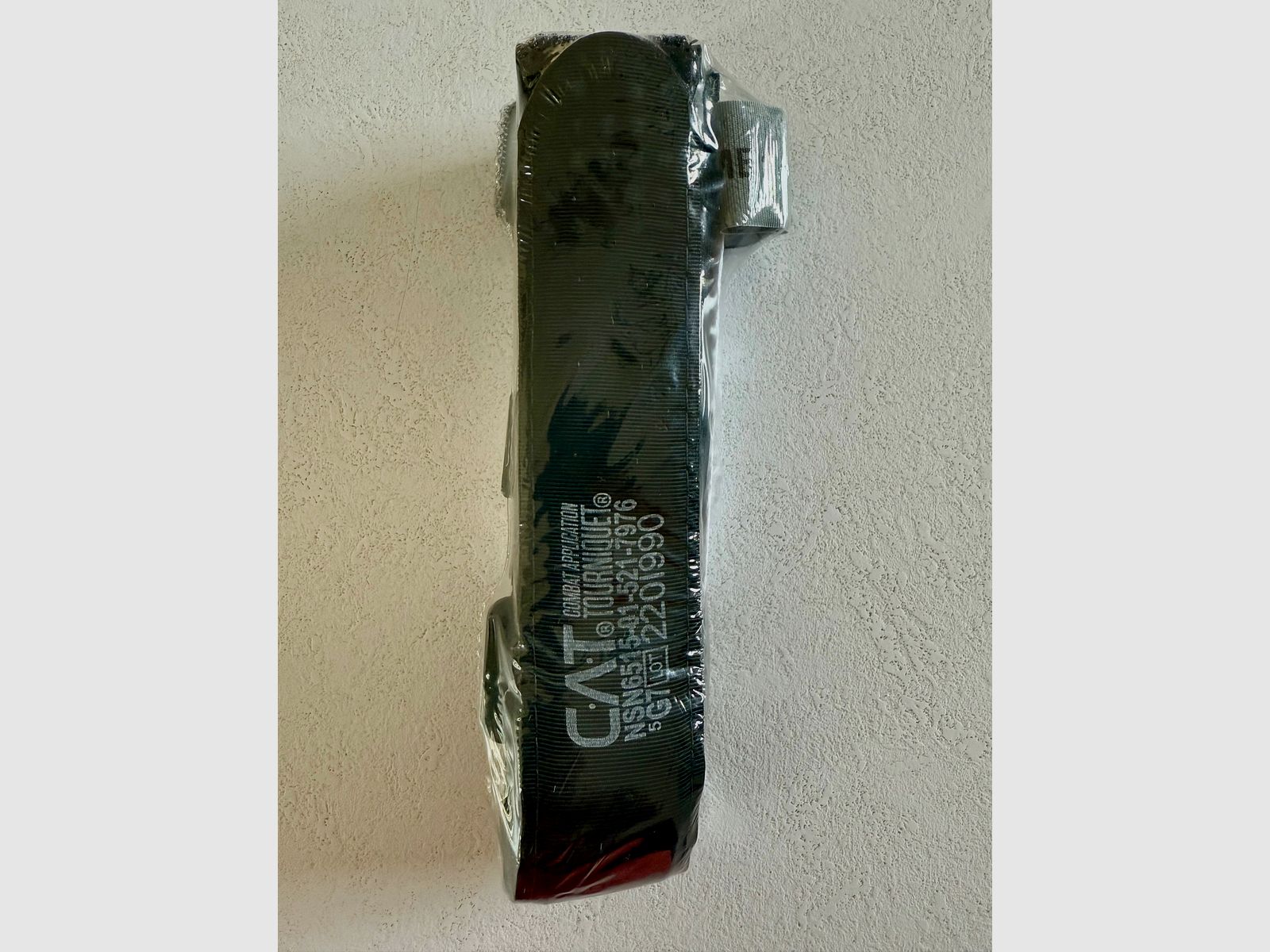 CAT Tourniquet schwarz Abbindesystem mit Time-Band