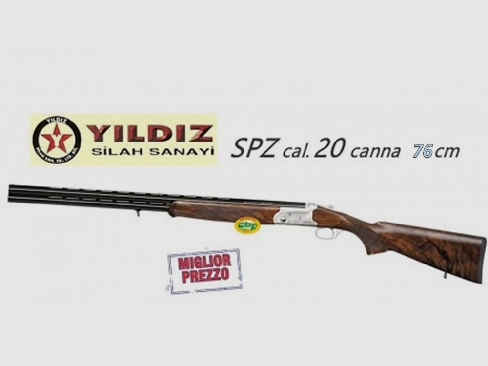 YILDIZ Bockdoppelflinte SPZ Kal.20 mag. 76 cm