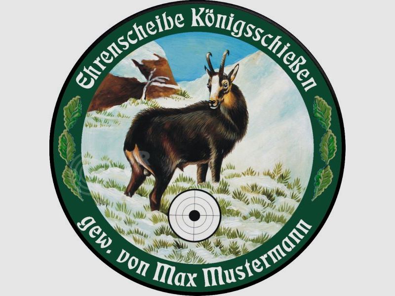 Schützenscheibe ECO-LINE Motiv 096