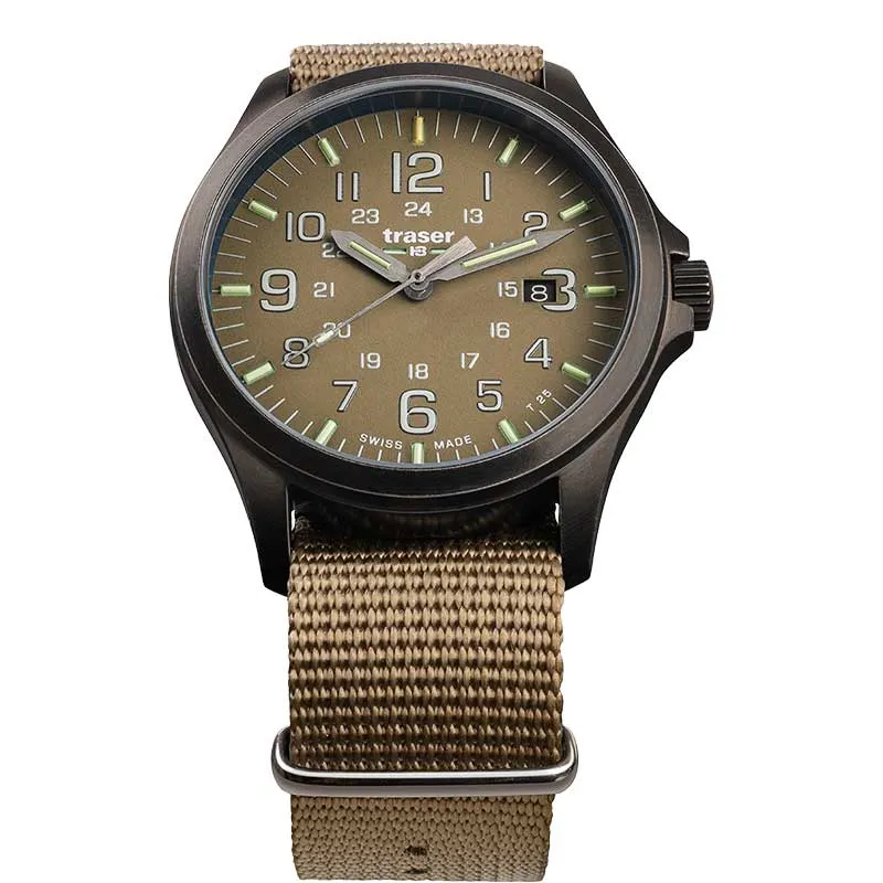 Zegarek do outdooru Traser® P67 Officer Pro GunMetal Khaki TS - 108631