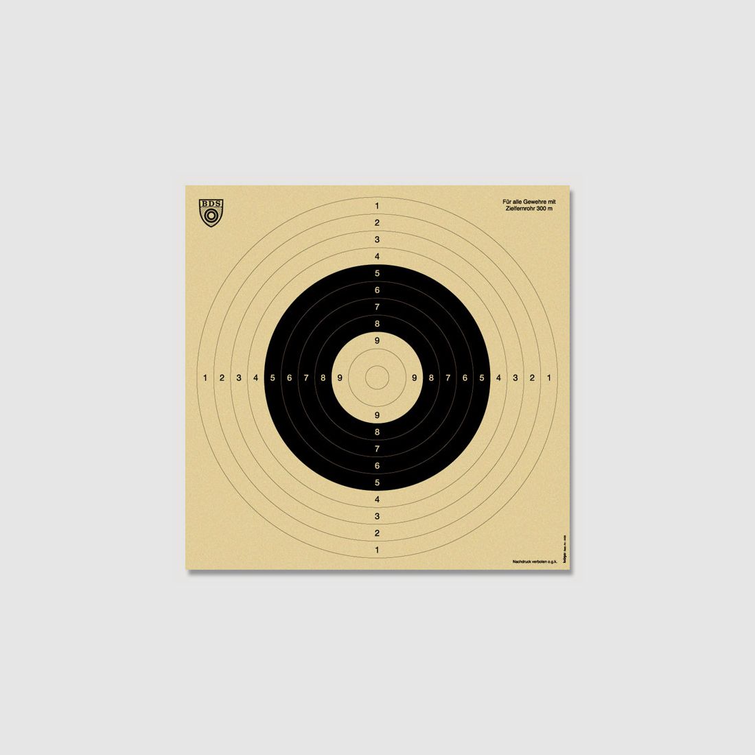 BDS 300M-ZF-SCHEIBE (Z 8) - 57x57CM - 1 STÜCK