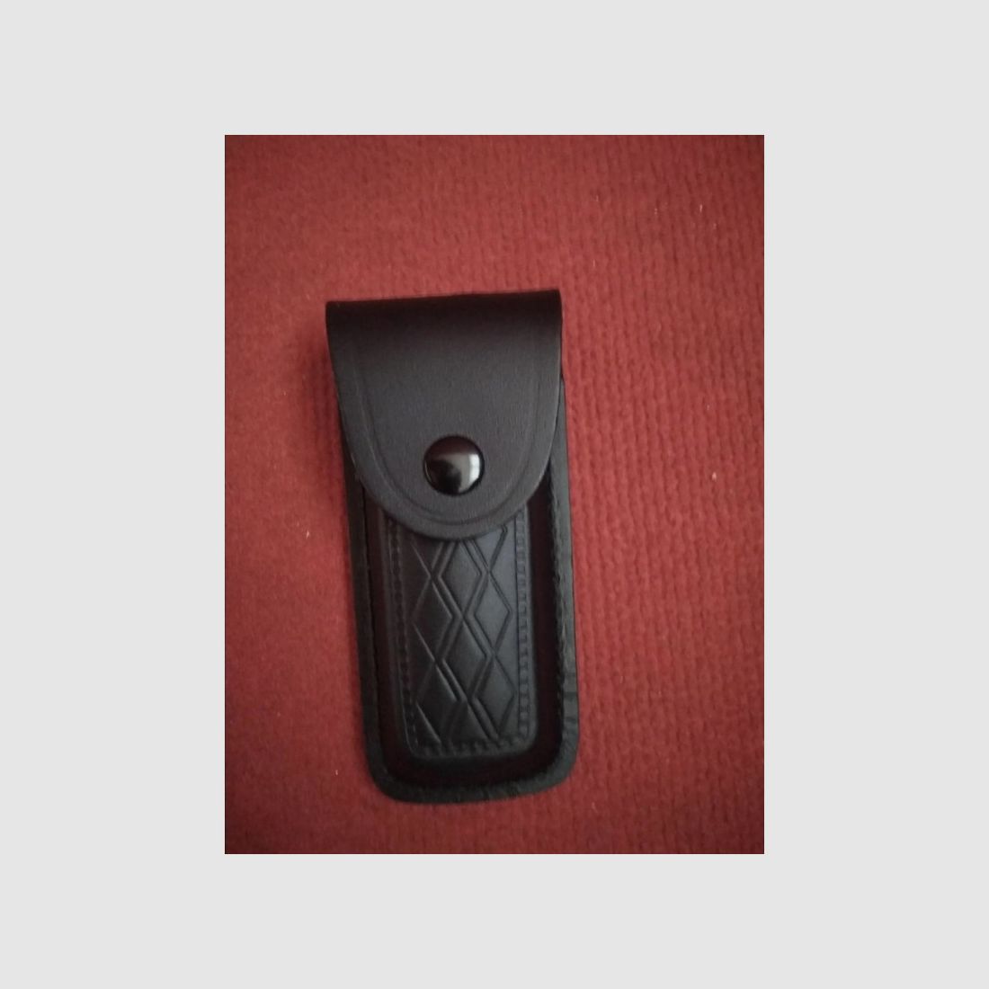 Schwarzes Leder-Messerholster, Bild 2 von 2