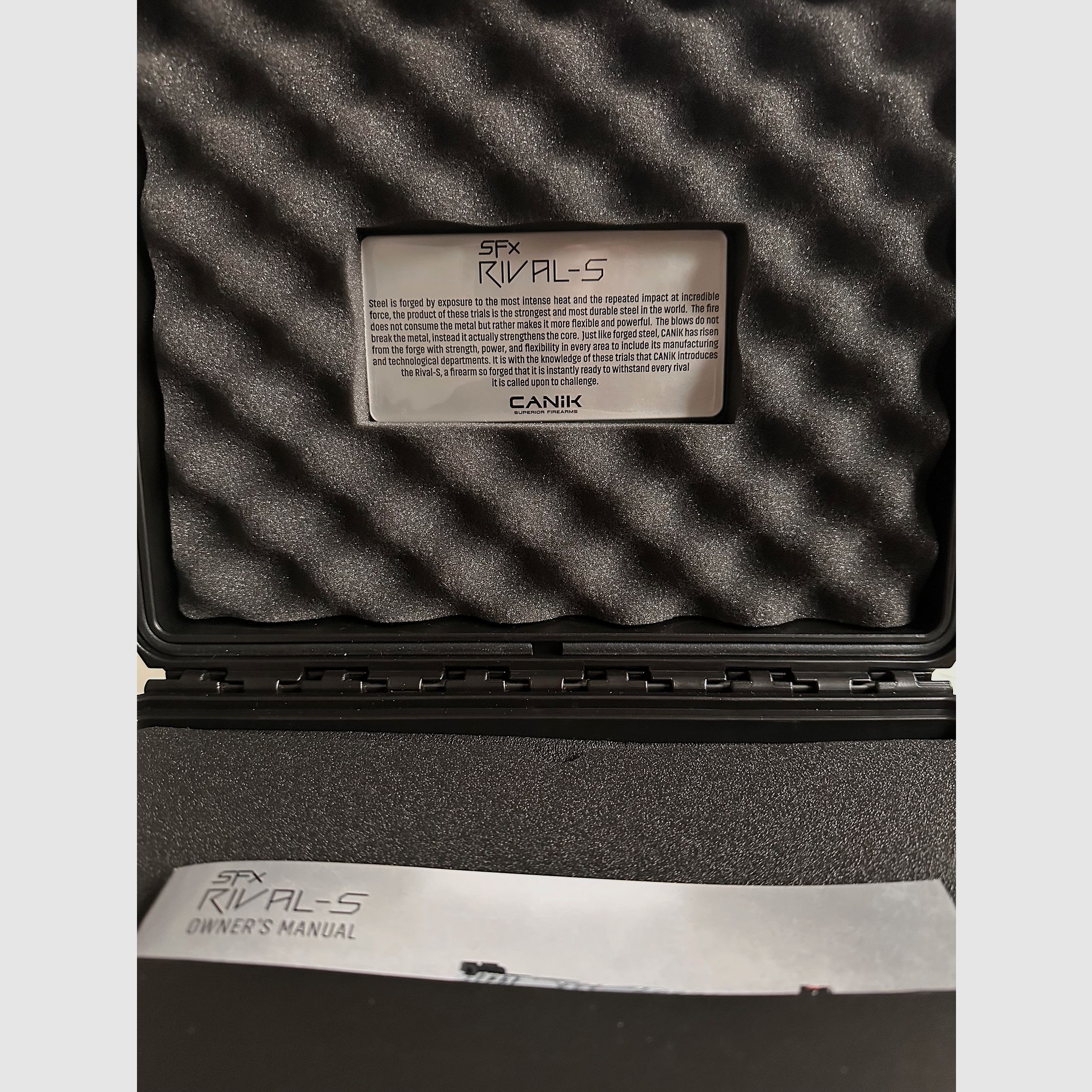Canik SFx Rival‑S mit LOK Alu‑Griffschalen, 5 Magazinen, Wolff‑Federn, OVP/Zubehör
