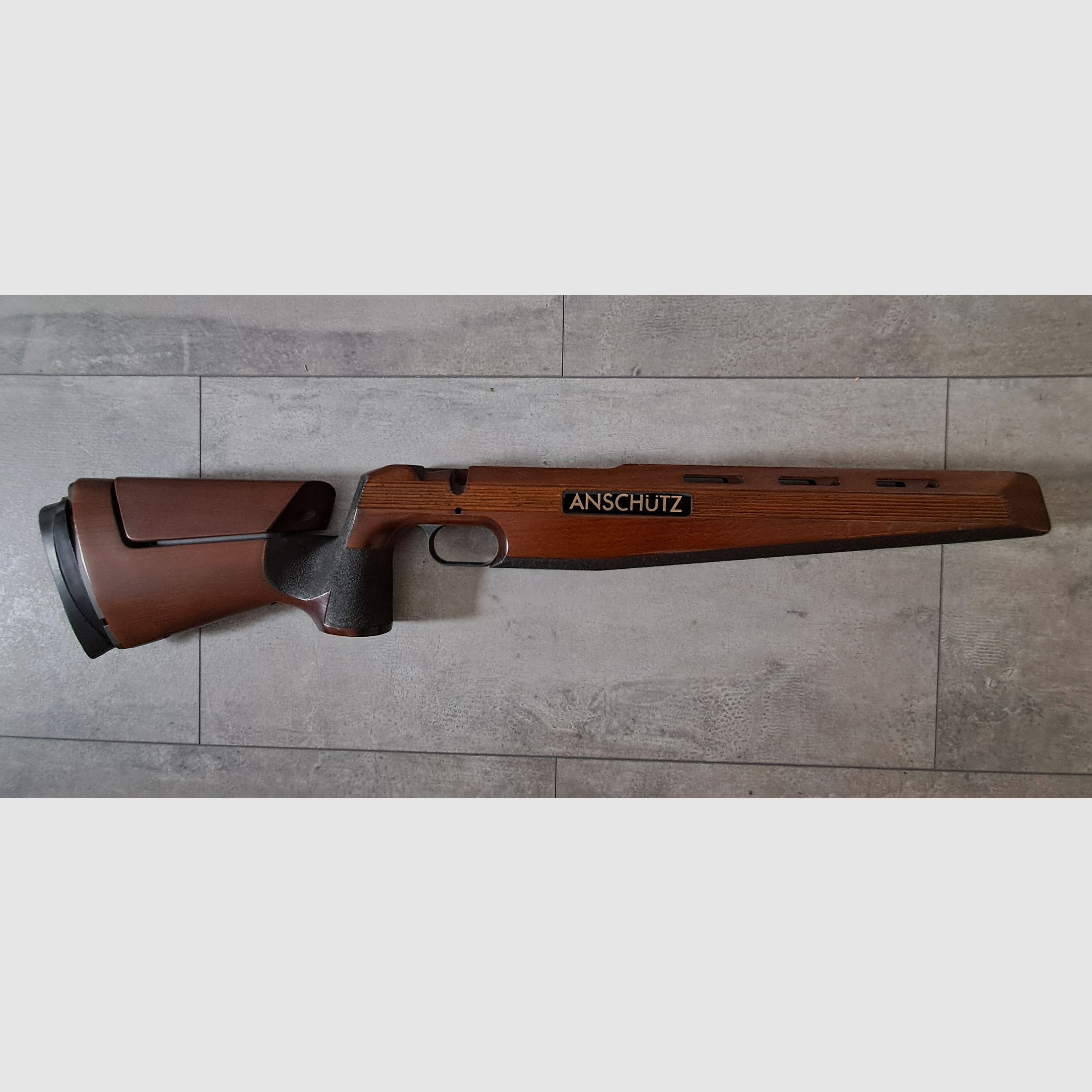 Anschütz stock KK, very good condition with adjustable cheek piece