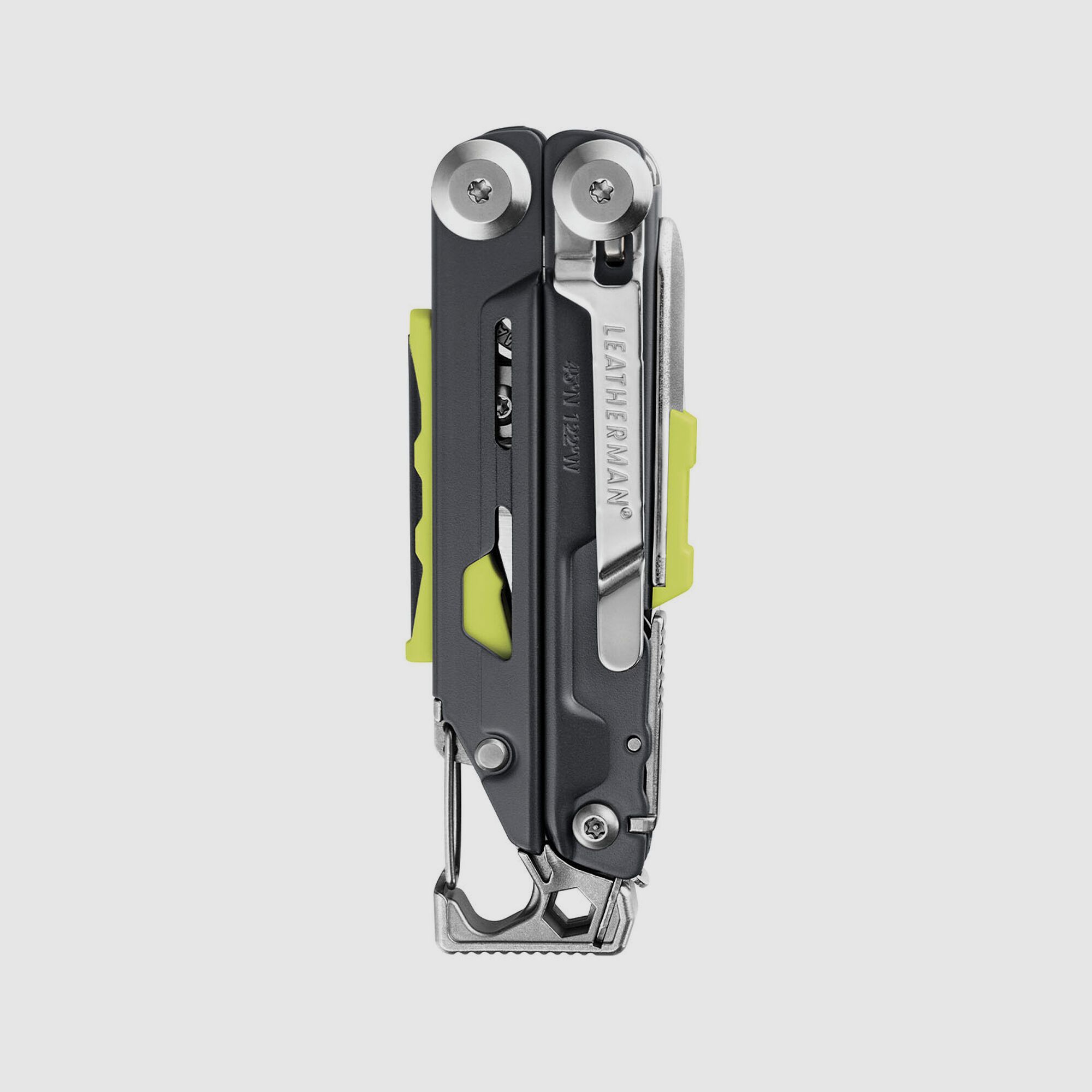 Leatherman SIGNAL Gray, Molle Holster, Schwarz, L