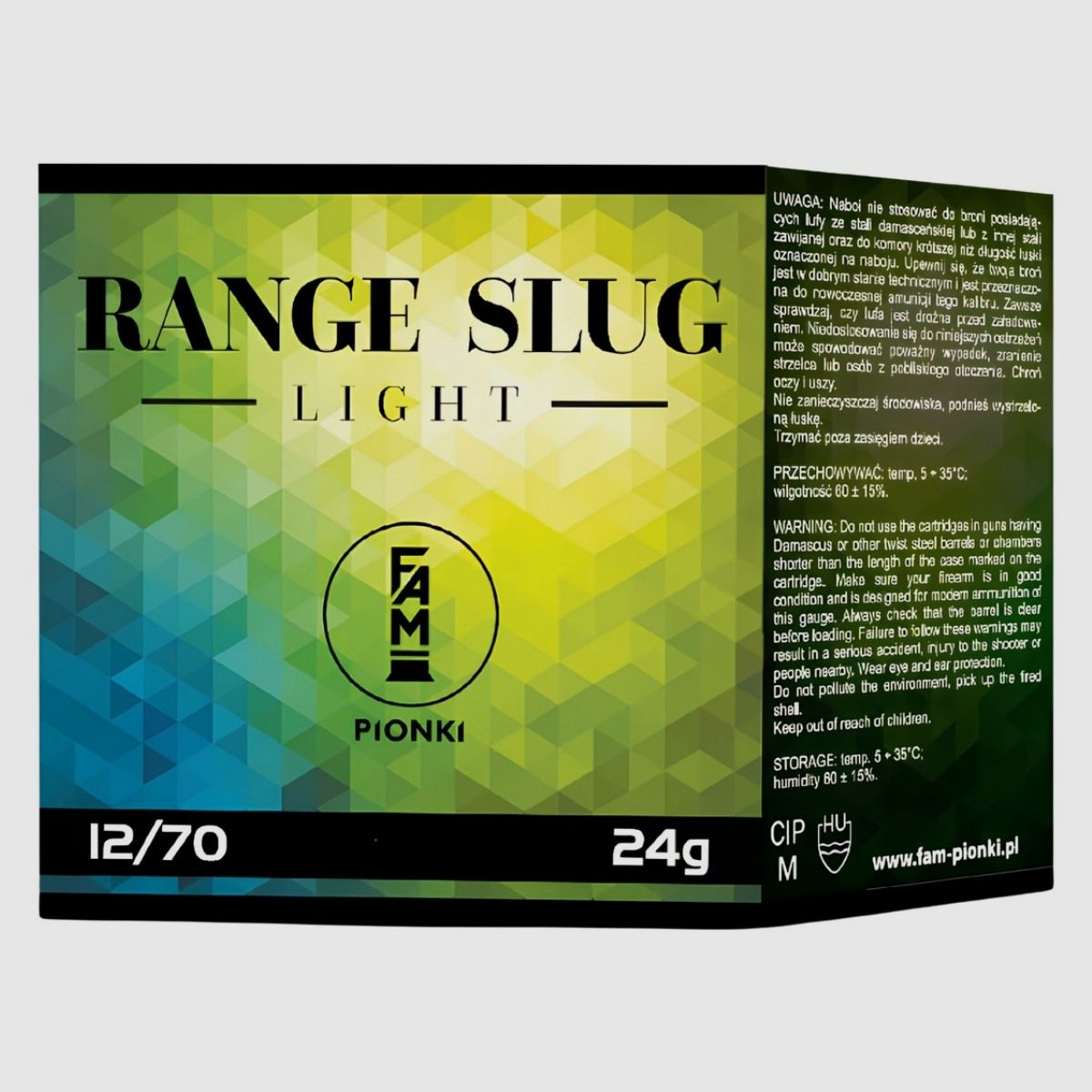 12/70 FAM - Pionki Range Slug Light 24g