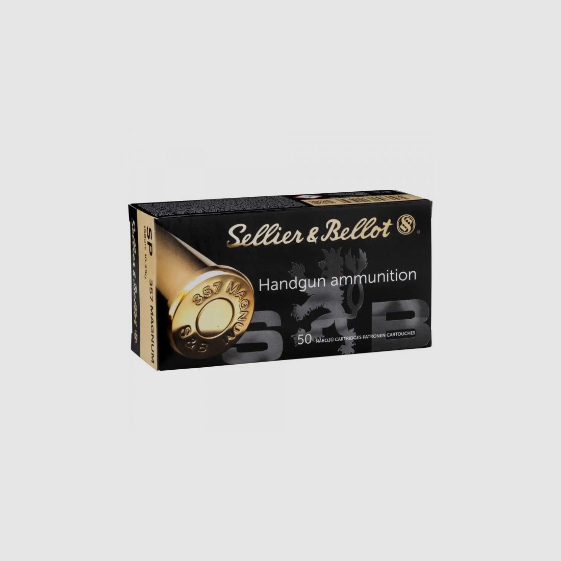SELLIER & BELLOT .357MAG. 158GRS SP - 50 COUPS