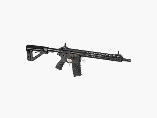 G&G GC16 Wild Hog 13,5" con ETU in Nero Airsoft S-AEG libero da 18
